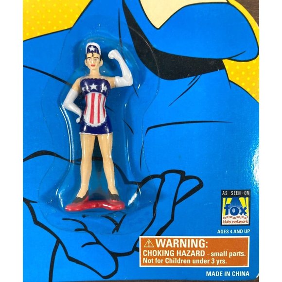 THE TICK 1994 American Maid Collectible Mini Action Figure NEW On CARD Bandai - Picture 2 of 6